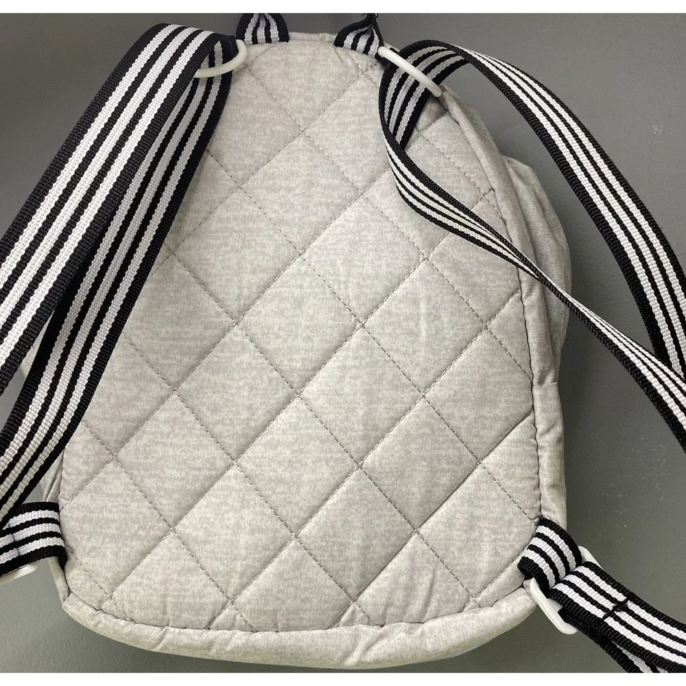 Adidas‎ Core Mini Backpack White Jersey Black Travel Pouch Unisex 9.5x 9 X5